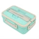 thumbnail image 1 of Bento Box para Adultos - Contenedor de Almuerzo Hermético de 3 Compartimentos, Apto para Microondas y Lavavajillas, Reutilizable para Ensaladas y Refrigerios A, 1 of 5
