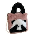 thumbnail image 1 of yuksok Handbag Funny Soft with Chain Strap for Dating Travel Travel Work Shopping violet, 1 of 9