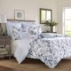 thumbnail image 1 of Laura Ashley Home - Juego de Funda de edred&oacute;n tama&ntilde;o King, Ropa de Cama Reversible de algod&oacute;n con Fundas a Juego, decoraci&oacute;n Ligera del hogar para Todas Las, 1 of 8