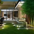 thumbnail image 4 of Lámpara decorativa LED con control automático de luz solar resistente al agua para camino de jardín de patio (blanco cálido), 4 of 8