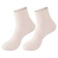 thumbnail image 3 of EnJoCho Women'S Coral Winter Sleep Socks Women Fuzzy Fluffy Cozy Slipper Socks Warm Soft Winter Plush Home Sleeping Socks Cozy Coral Sleeping Socks For Ladies, 3 of 8