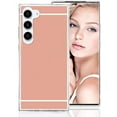 thumbnail image 2 of for Galaxy S23 Plus Makeup Mirror Case for Girls Women for Samsung Galaxy S23 Plus Clear Case TPU Luxury Fashion Case for Galaxy S23 Plus Rose Gold, 2 of 5