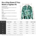thumbnail image 6 of Picia Teal Cactus Women's Men's UPF 50+ Sun Protection Hoodie Shirt Long Sleeve SPF Fishing Outdoor UV Hiking Lightweight Shirts-Large, 6 of 9