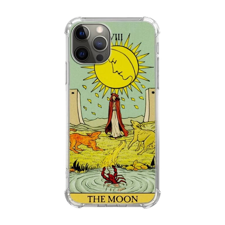 The Moon Tarot Card Case for iPhone 13 Pro Max,Aesthetic Art Design TPU Bumper Cover Case - Walmart.com The Moon Tarot Card Case for iPhone 13 Pro Max,Aesthetic Art Design TPU Bumper Cover Case - Walmart.com