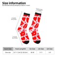 thumbnail image 2 of Balery Lips Kiss Calcetas Largas con Estampado para Hombre y Mujer – Suaves y Transpirables, Talla Única (US 5-11), 2 of 6