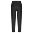 thumbnail image 5 of OSOLU Boys Pants Elastic Waist Side Pockets Jogger Kids Daily Casual Trousers Black, 5 of 8
