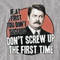 thumbnail image 2 of Parks and Recreation Don't Screw Up Mens Short Sleeve Shirt, 2 of 7