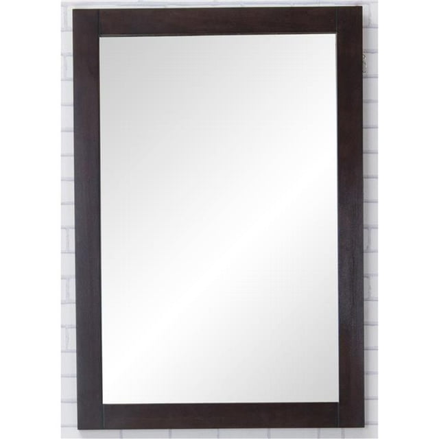 Elégant Decor VM2005 Aqua Vanité Miroir&44; Noyer Foncé - 22 x 32 Po