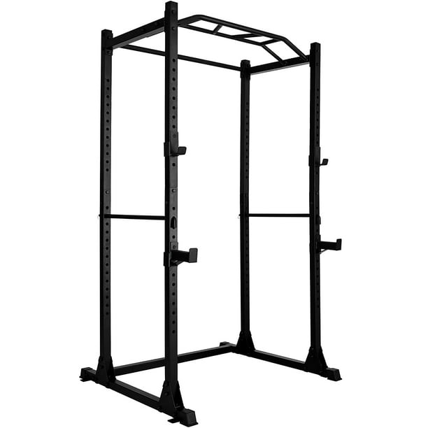 Power Cage, Squat Rack Workout Station 1200lb Capacity with 2 Extra J