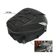 Motorcycle Seat Bag Tail Bag - Dual Use Motorcycle Backpack Waterproof Luggage Bags Motorbike Helmet Bag Storage Bags