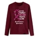 thumbnail image 3 of ICHUANYI Clearance Women Breast Top Casual Long Sleeve Sweatshirt Pullover Blouse(Red, L) ICHUANYI WER2023081107361, 3 of 4