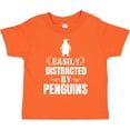 thumbnail image 3 of Inktastic Easily Distracted by Penguins Boys or Girls Toddler T-Shirt, 3 of 5