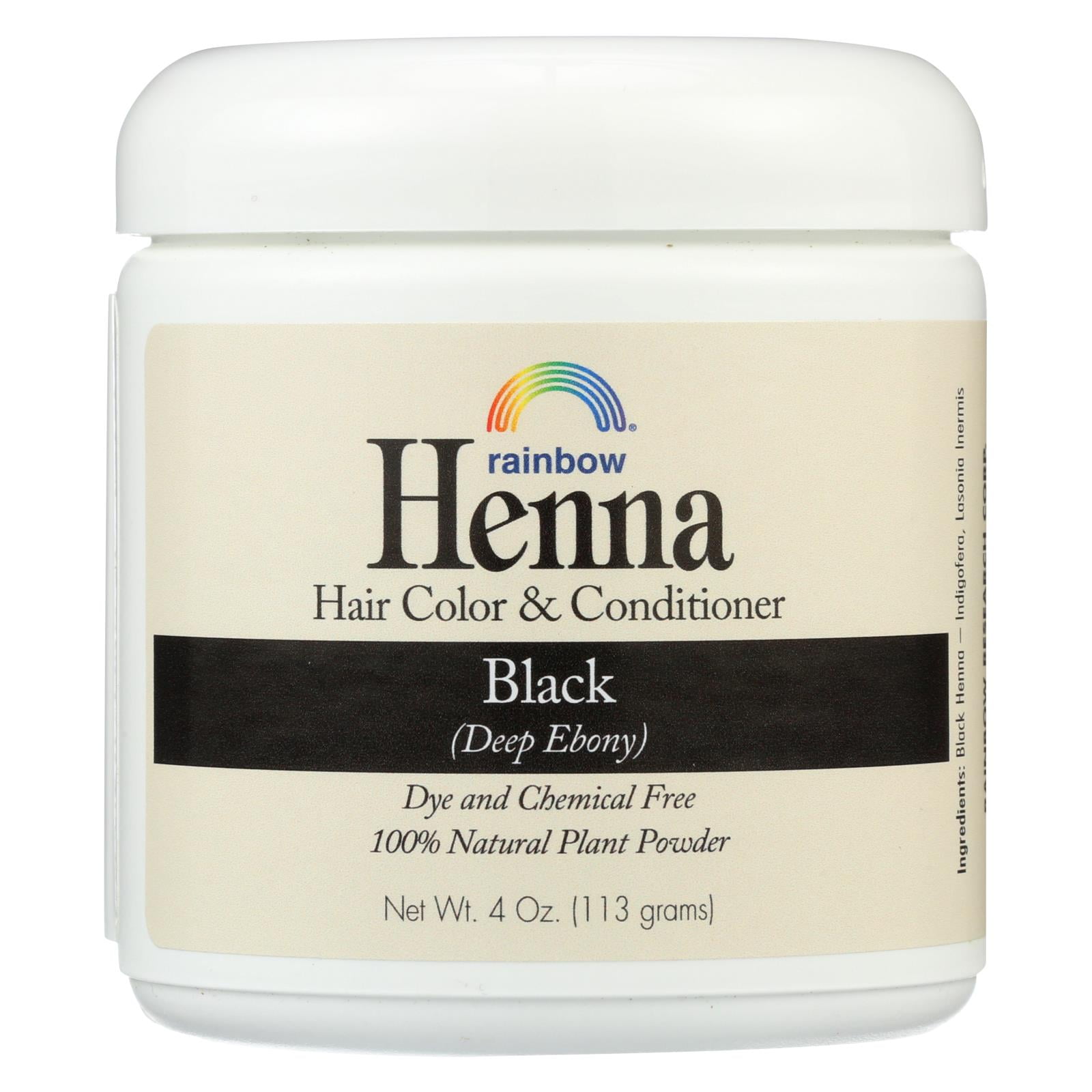 Rainbow Research Henna Hair Color and Conditioner Persian Black Deep