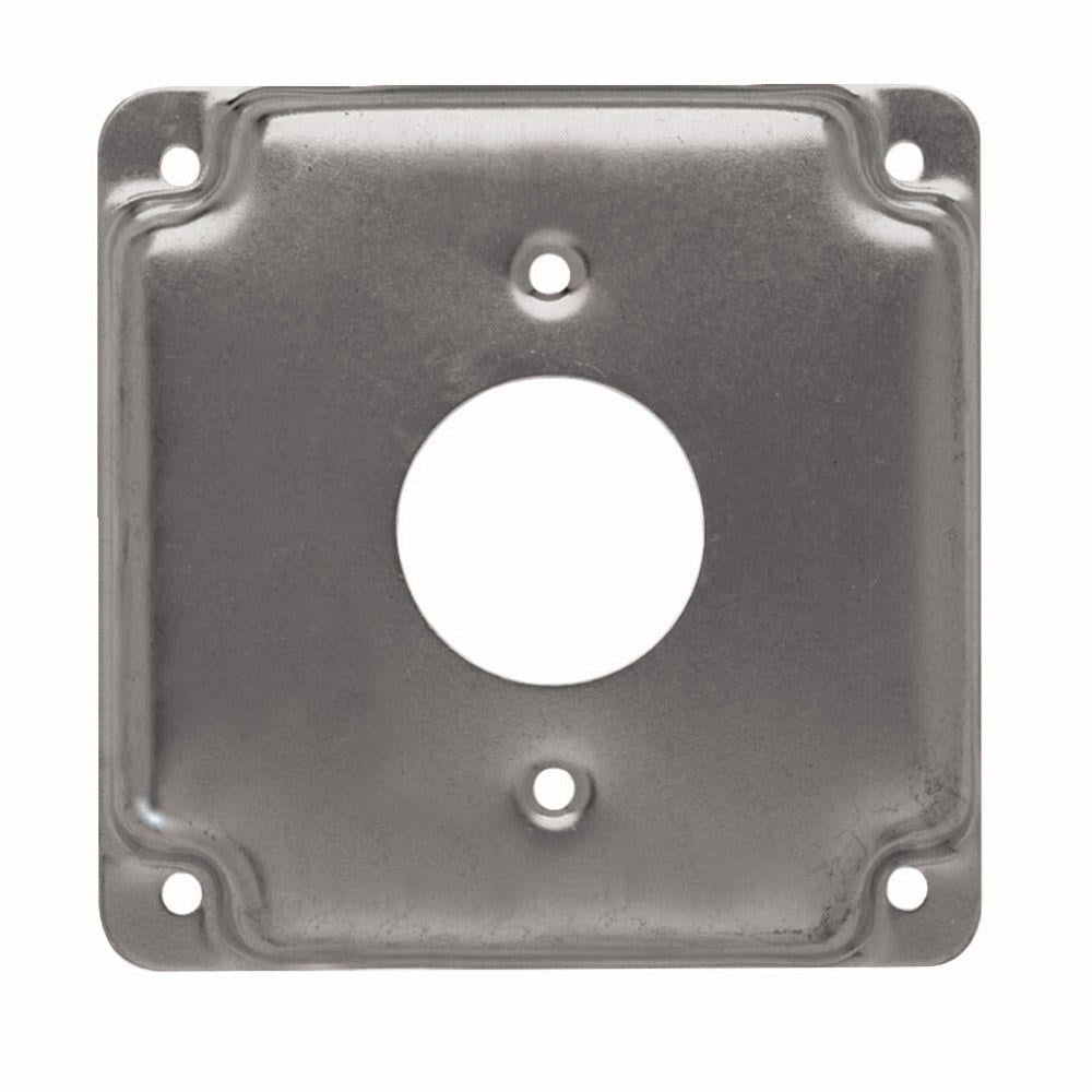 Thomas & Betts CCSV-L 1-Gang Silver Weatherproof Vertical Single Receptacle Box Cover with Lock Option Thomas & Betts CCSV-L 1-Gang Silver Weatherproof Vertical Single Receptacle Box Cover with Lock Option