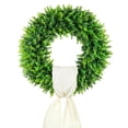 thumbnail image 5 of YTTAL 20-24 Inch Artificial Boxwood Wreath, UV Resistant Faux Greenery Wreath for Front Door, Indoor Outdoor Year-Round Decor for Wall, Window, Porch, Party, Wedding, 5 of 13