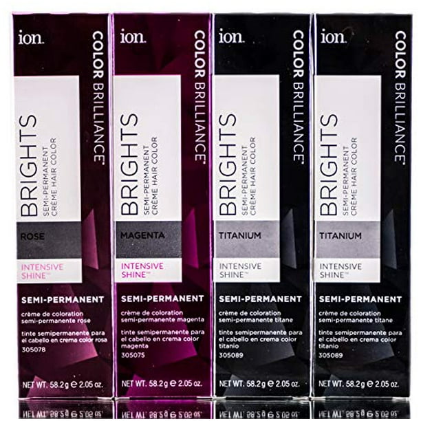ION Color Brilliance BRIGHTS Semi-Permanent Creme Hair Color Dye, Size