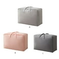 thumbnail image 2 of Bewildely Bolsa de almacenamiento de capacidad para artículos diversos, organizador de guardarropa, armario, ropa, edredón, bolsas Almacenamiento y organización del hogar Gris claro 35L/54*20*33cm, 2 of 6