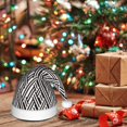 thumbnail image 6 of Haiem Black White Stripes Pattern Santa Hat Confortable Velvet Christmas Hat for Christmas Party Favors Fit for Adults Men Women, 6 of 6