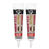 Kwik Seal Ultra 5.5 Oz. Clear Advanced Siliconized Kitchen And Bath Caulk (2-Pac