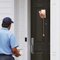 thumbnail image 4 of Door Door Knocker Decorative Bird Shape Wooden Door Knocker with Pull Rope for Home Entrance, 4 of 7