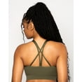 thumbnail image 3 of Smooth Seamless Comfort Wireless Longline Bra - Olive Night, 3 of 7