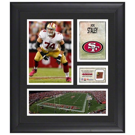 NFL - Joe Staley San Francisco 49ers Framed 15x17 Collage with Game-Used Ball