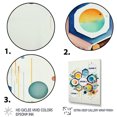thumbnail image 3 of Designart Hexagon And Circular Abstract III Canvas Wall Art, 3 of 5