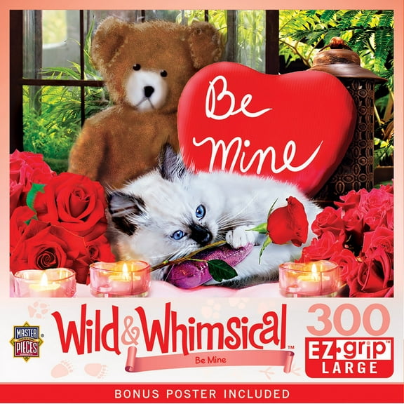 MasterPieces 300 Piece EZ Grip Jigsaw Puzzle - Be Mine - 18"x24"