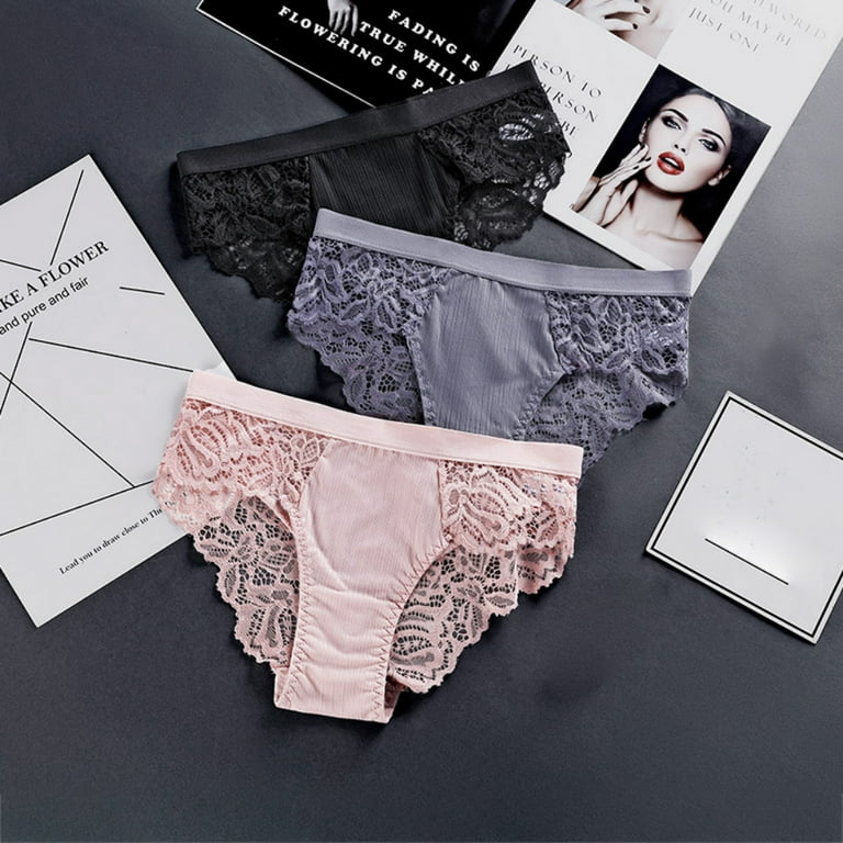 Women Lace Sexy Panties Luxury Seamless Solid Underwear Assorted Color  Hipsters