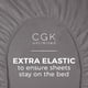 thumbnail image 4 of Sábana ajustable CGK Unlimited Twin XL Hotel Luxury gris oscuro, 4 of 7