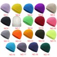 thumbnail image 4 of Qarigey Nuevos sombreros de invierno para mujer, gorros para niñas, gorro de punto sólido bonito, gorros de otoño para niñas, gorros, gorro más Sombreros Limon amarillo Qarigey AP0387-15B, 4 of 4
