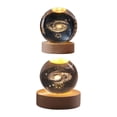 thumbnail image 1 of 2 uds. De luces nocturnas 3D, adorno decorativo de noche, LED con Base para de noche para sala de estar, dormitorio, de noche, decoración de escritorio para el hogar EstiloD Sunnimix Luz de noche, 1 of 8