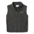 thumbnail image 3 of Columbia Boys' Little Steens Mountain Fleece Vest, Charcoal Heather, X-Small Petite, 3 of 9