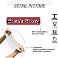 thumbnail image 5 of Santa's Bakery Sign Funny Christmas Metal Signs Gifts Novelty Santa Print Art Poster Wall Decor for Kitchen Patio Yard Office Cafe Bar, Aluminium, 4x16 Inches, 5 of 8