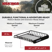 Yakima LoadWarrior Medium Cargo Basket For All Yakima StreamLine Crossbars