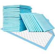 hisevxus Disposable Underpads 50PCS Incontinence Bed Pads 24"X36" Disposable Changing Pads Ultra Absorbent Waterproof Incontinence Furniture Protection