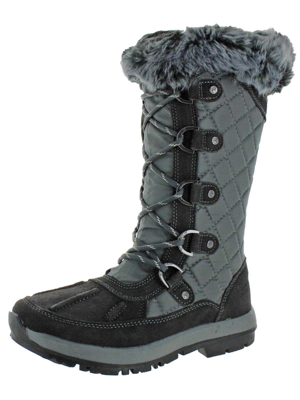 Bearpaw Bearpaw Womens Quinevere Mixed Media Waterproof Winter Boots