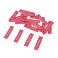 thumbnail image 4 of 20pcs Etiquetas de material cuero de La PU Etiquetas de Bricolaje Coser en Etiquetas para Bolsas de Decoración de Rosado, 4 of 6