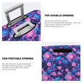 thumbnail image 5 of Lsque Blue Skull Rose Printed Luggage Cover, Travel Luggage Protector,Scratch and Dirt Resistant, Fits 18-32 Inch Luggage - X-Large, 5 of 9