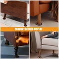 thumbnail image 6 of STRANDCHIC Compact Furniture Pads Brown Plastic Multi-Function Chair Wheel Stoppers Home Supply, 6 of 7