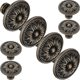 thumbnail image 2 of 8 pcs Round Cabinet Knobs European Style Vintage Drawer Knob Dresser Knob for Home, 2 of 2