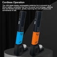 thumbnail image 4 of Zootealy Portable LED Display USB Soldering Iron Kit with Ceramic Heating Core - Orange, 1500mAh Battery, Type-C Charging - Replaceable Iron Bit, Wide Applications, 4 of 7