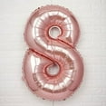 thumbnail image 5 of Efavormart Blush 40" tall Alphabet Letters / Number Foil Balloons Party Wedding Decorations Graduation New Year Party- 8, 5 of 5