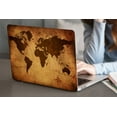 thumbnail image 4 of KSK KAISHEK Only Compatible New MacBook Air 13 inchs Case 2022/2021/2020/2019/2018 Release Model A1932/A2179/A2337 m1, Plastic Hard Protective Shell Case Cover, World Map 25, 4 of 5