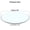 transparent 40", variant on Sumdeal 59.84 Inch Round Clear Tempered Glass Table Top, 0.36 Inch Thick