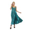 thumbnail image 1 of Women's flowy Sleeveless Cinched Camomile Paisley Maxi Dress -One Size Fits Most, 1 of 2