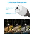 thumbnail image 3 of 6 Pack 3CCT LED Pathway Lights, Low Voltage Landscape Lights, 3000K/4000K/5000K, 2-Tier Pagoda Head, 12-15V AC/12-24V DC, IP65, Aluminum Housing, 3 of 8
