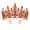 Red, variant on Bridal Crown Tiara Princess Queen Fairy Bridal Headpiece Wedding Crown Alloy Rhinestone Birthday Party Prom Gift