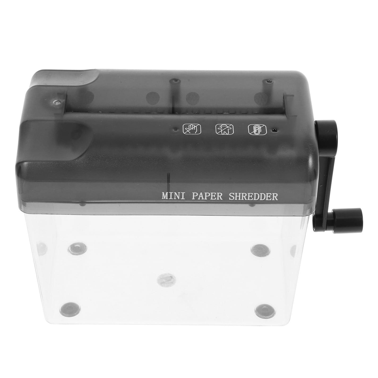 OULII Transparent Dust Box Office Manual Shredder for Home 1 Pcs