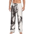 thumbnail image 2 of Lsque Cowboy Ride A Horse Print Men's Pajama Pants, Lounge Pant - Comfortable Home Wear,Elastic Waistband, Stylish Design-XX-Large, 2 of 9